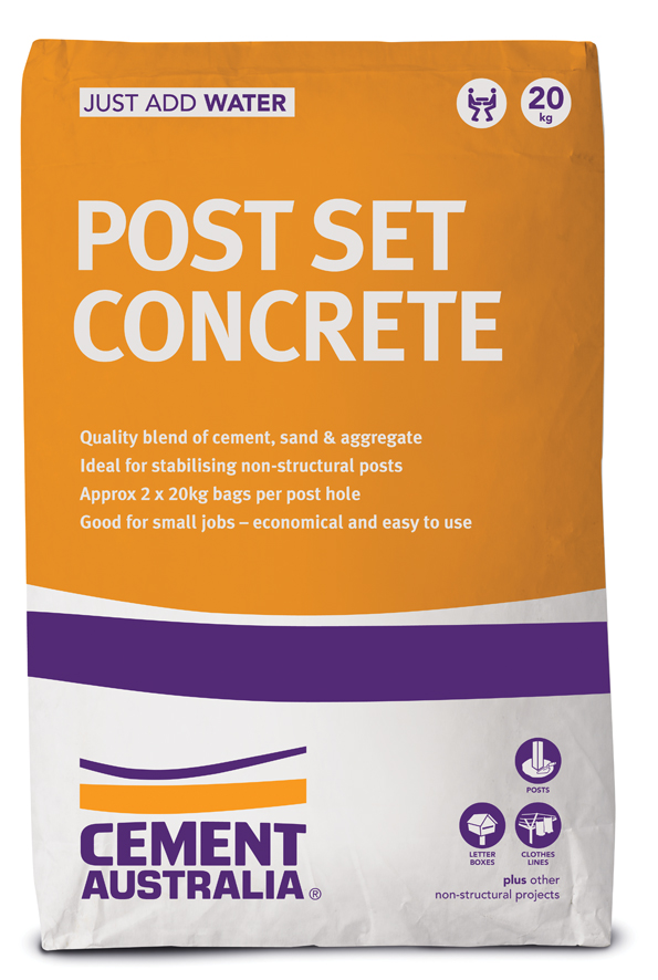 Post Set Concrete