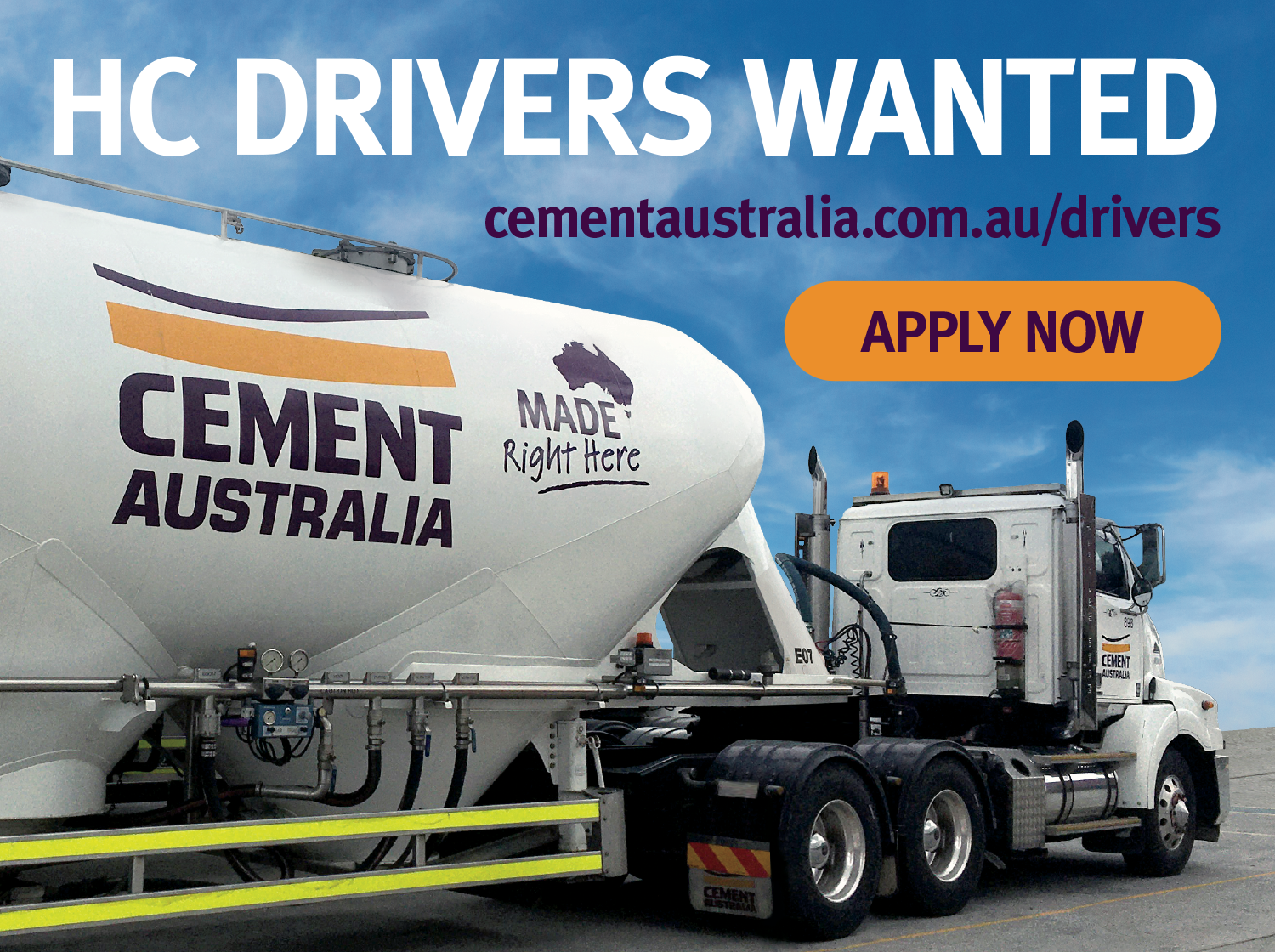 DRIVE WITH US - Apply today!