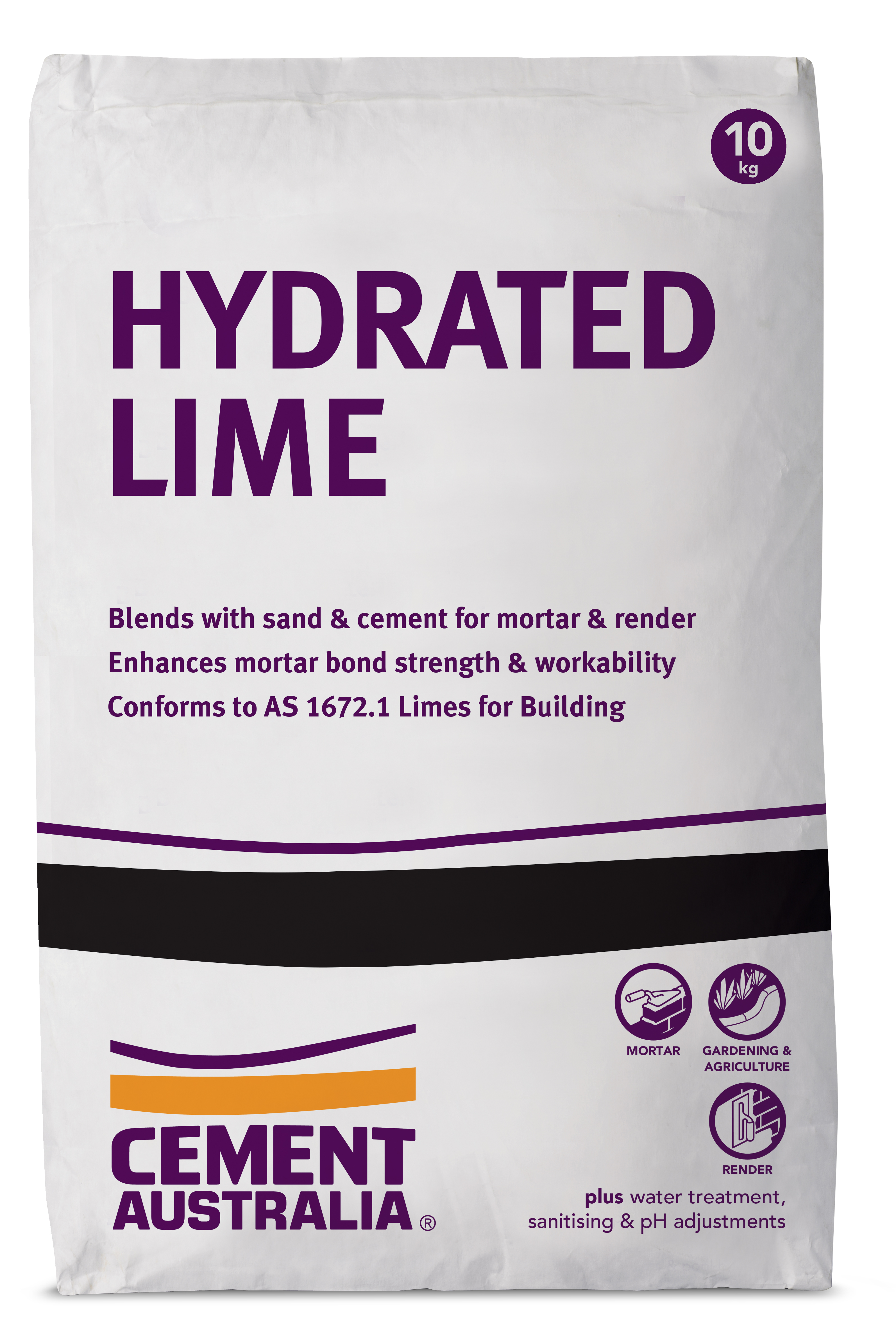 Hydrated lime 10kg bag