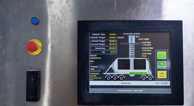 Loading tanker screen
