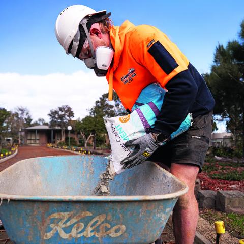 Mixing Low Carbon Cement